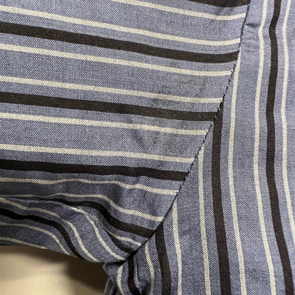 Vince Striped 100% Silk Tunic - Size S - Picture 5 of 12
